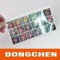 Chine Fournisseur Impression Anti-Faux Transparent Hologramme Autocollant